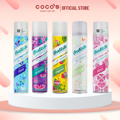 Dầu Gội Khô Batiste Dry Shampoo 200ml