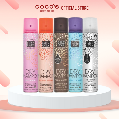 Dầu Gội Khô Girlz Only Dry Shampoo 200ml
