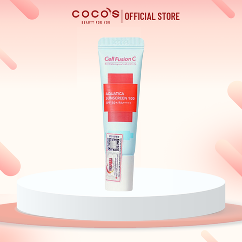 MINISIZE Kem Chống Nắng Cấp Ẩm Dịu Da Cell Fusion C Aquatica Sunscreen 100 SPF 50+ / PA++++ - XANH 10ml