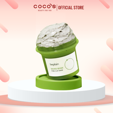 Mặt Nạ Beplain Mung Bean Pore Clay Mask Đất Sét Từ Đậu Xanh Hỗ Trợ Sạch Sâu 120ml
