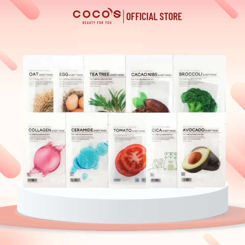Combo 10 Mặt Nạ Giấy Trong Suốt Tenzero Sheet Mask Dưỡng Ẩm, Phục Hồi, Mềm Mịn, Sáng Da 25mlx10