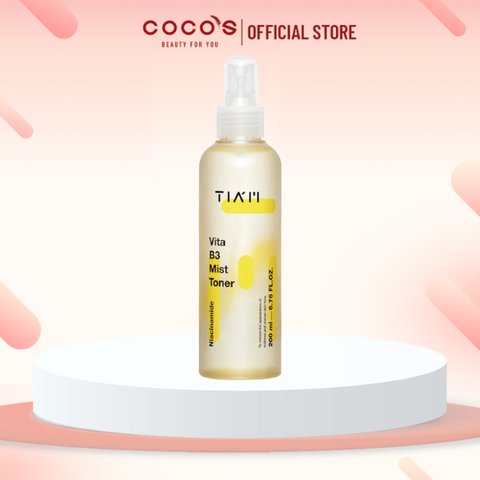 Nước Hoa Hồng Dạng Xịt Tia'm Vita B3 Mist Toner Làm Sáng và Đều Màu Da 200ml
