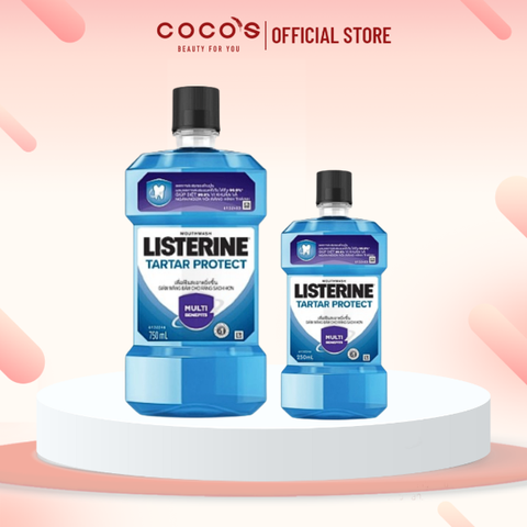 Nước Súc Miệng Listerine Tartar Protection Multi-Action Mouthwash Giảm Mảng Bám 250ml/750ml
