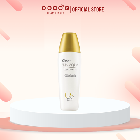 Sữa Chống Nắng Sunplay Skin Aqua Clear White  SPF 50+ PA++++ Dưỡng Da Sáng Mịn 25g
