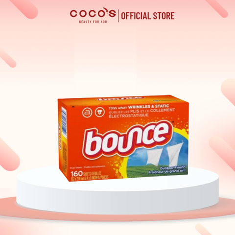 Giấy Thơm Quần Áo Bounce Mỹ Full Size, Bounce Sheets Outdoor Fresh 80/120 Tờ