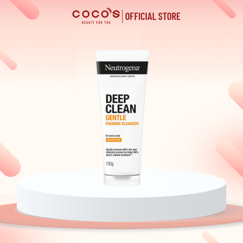 Sữa Rửa Mặt Neutrogena Làm Sạch Sâu & Kiểm Soát Nhờn - Deep Clean Foaming Cleanser 100g/175g