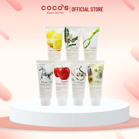 Kem Dưỡng Da Tay 3W Clinic, Kem Dưỡng Da Tay Mềm Mịn 100ml