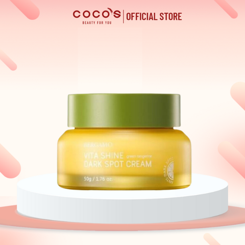 Kem Dưỡng Chiết Xuất Quýt Xanh Giảm Thâm Nám Bergamo Vita Shine Dark Spot Cream 50g