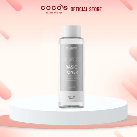 Nước Cân Bằng Da DrCeutics Basic Toner Nước cân bằng Làm Dịu Da 200ml
