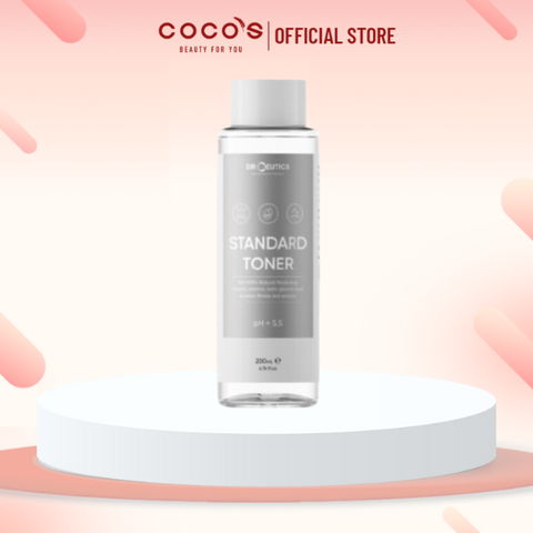 Nước hoa hồng DrCeutics Standard Toner Nước hoa hồng Cấp Ẩm Cho Da Thường 200ml