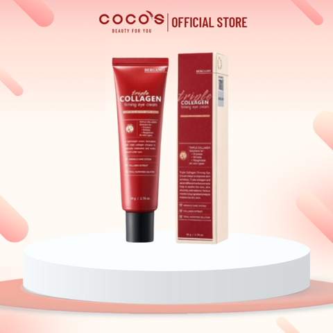 Kem Dưỡng Mắt Collagen Săn Chắc Bergamo Triple Collagen Firming Eye Cream 50g
