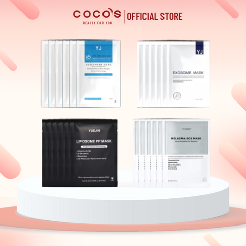 Combo 10 Mặt Nạ Yuejin Mask Mặt Nạ Phục Hồi, Mặt Nạ B5, Mặt Nạ Dưỡng Sáng, Mặt Nạ Cấp Ẩm 25ml