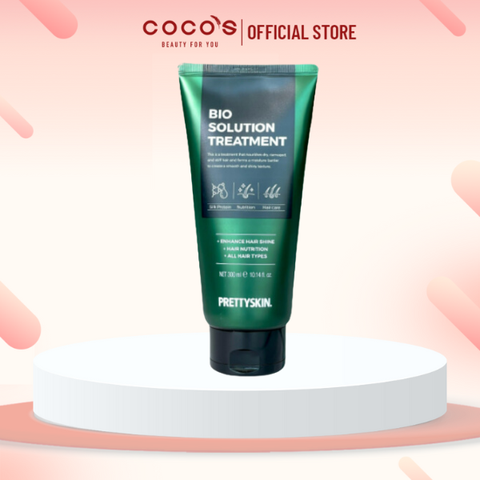 Dầu Xả Bio Solution Treatment Pretty Skin, Dầu Xả Mềm Tóc, Dầu Xả Giảm Rụng Tóc 300ml