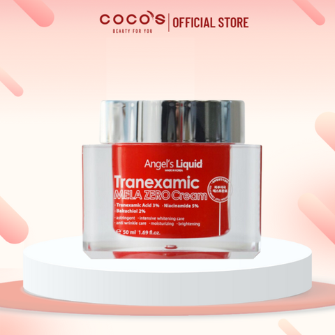 Kem Dưỡng Angel's Liquid Tranexamic Mela Zero Cream, Kem Dưỡng Giảm Thâm Nám Chuyên Biệt, Kem Dưỡng Sáng Da 50ml