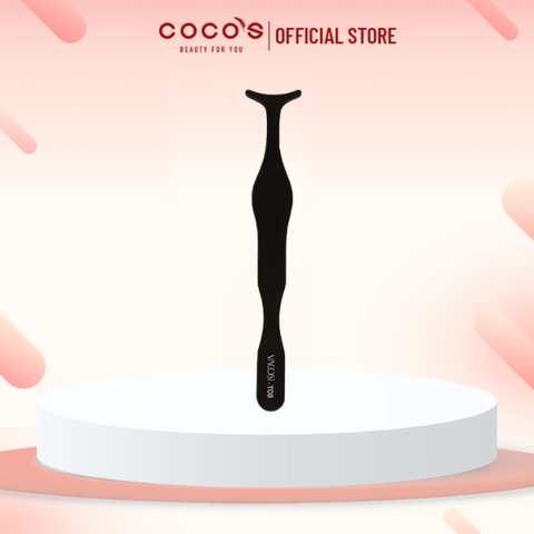 Nhíp gắn mi giả Vacosi thẳng T08 - Màu đen