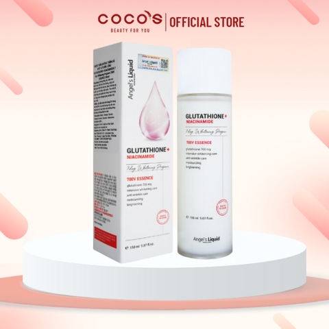 Nước Dưỡng Angel's Liquid Glutathione + Niacinamide 7Day Whitening Program 700V Essence, Nước Dưỡng Hỗ Trợ Làm Sáng Da