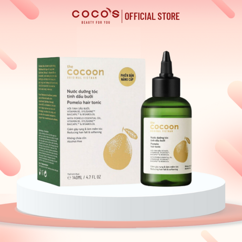Nước Dưỡng Tóc Tinh Dầu Bưởi Cocoon, Tinh dầu dưỡng tóc dài, khỏe 140ml
