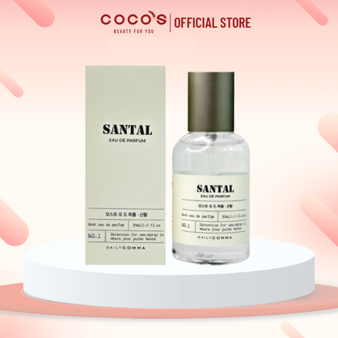 Nước hoa Santal Eau De Parfum DailyComma 30ml (Nhiều mùi hương)