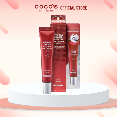 Kem dưỡng mắt Pretty Skin Wrinkle Eraser Roll On Eye Cream Retinol 30ml
