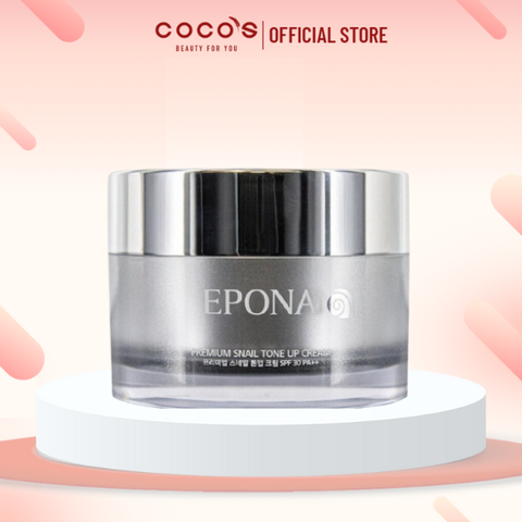 Kem Dưỡng Da Epona Premium Snail Tone Up Cream SPF 40 PA+++ Nâng Tone Mỏng Nhẹ, Tự Nhiên 50ml
