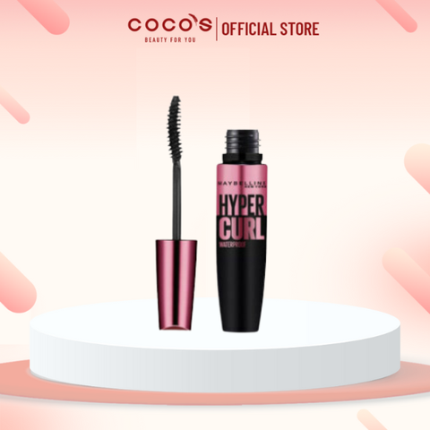 Mascara Dài Mi và Cong Mi Maybelline New York Hyper Curl Waterproof Chuốt Mi Đen 9.2ml
