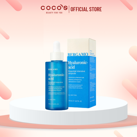 Serum Collagen Bergamo Hyaluronic Acid Essential Intensive Ampoule 150ml - XANH DƯƠNG