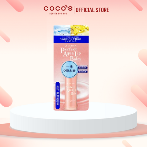 Son dưỡng môi cấp ẩm Senka Perfect Aqua Lip Balm 4.5g