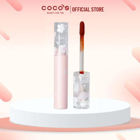 Son Kem Lì Hold Live Hoa Anh Đào Flowers Sakura Velvet Matte Lip Glaze