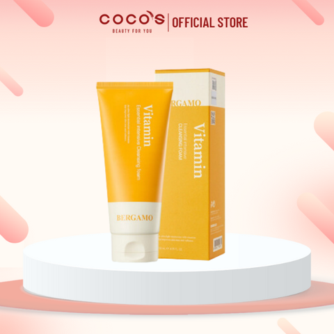 Sữa Rửa Mặt Bergamo Vitamin Intensive Cleanser Foam 120ml - VÀNG