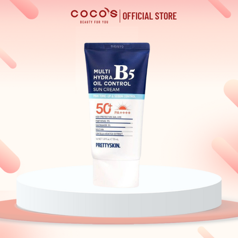 Kem chống nắng kiềm dầu Pretty Skin Multi Hydra B5 Oil Control SPF50+ - XANH ĐẬM
