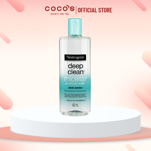 Nước Tẩy Trang Neutrogena Thanh Lọc, Làm Sạch Sâu Deep Clean Purifying Water Micellar 400ml