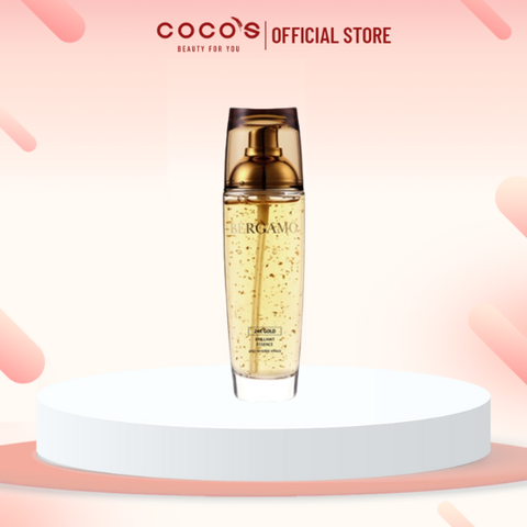 Tinh Chất Vàng Bergamo 24K Gold Brilliant Essence Serum Dưỡng Trắng, Serum Cấp Ẩm 110ml - Vàng
