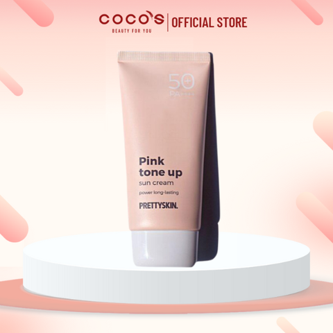 Kem chống nắng Pretty Skin Pink Tone up, Kem Chống Nắng Cấp Ẩm, Nâng Tone 70ml