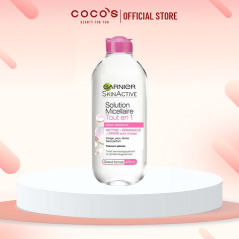 Nước Tẩy Trang Garnier Micellar Cleansing Water For Sensitive Skin Dành Cho Da Nhạy Cảm 400ml