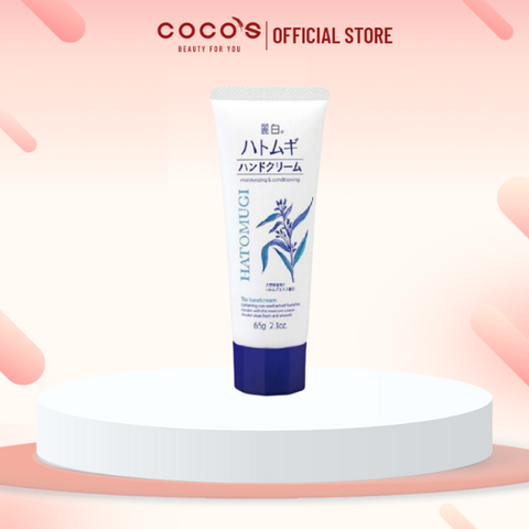 Kem Dưỡng Da Tay Hạt Ý Dĩ Reihaku Hatomugi Hand Cream 65g