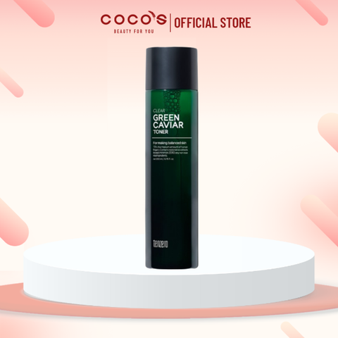 Nước Hoa Hồng Chiết Xuất Rong Nho Tenzero Green Caviar Toner 200ml