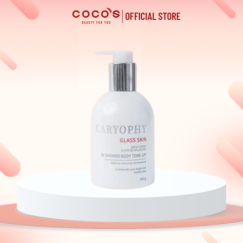 Kem Dưỡng Thể Trắng Nâng Tông Da Caryophy Glass Skin In Shower Body Tone-Up Cream 300g