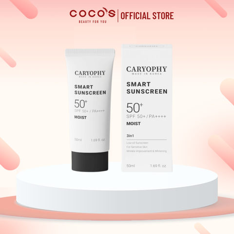 Kem Chống Nắng Phục Hồi Da Tổn Thương Caryophy Smart Sunscreen Tone Up 50ml