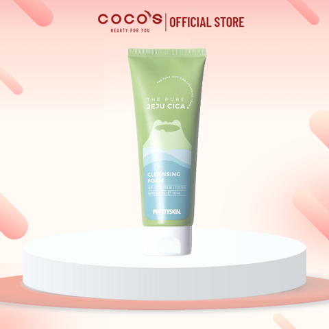 Sữa Rửa Mặt Rau Má Prettyskin The Pure Jeju Cica Cleansing Foam 150ml