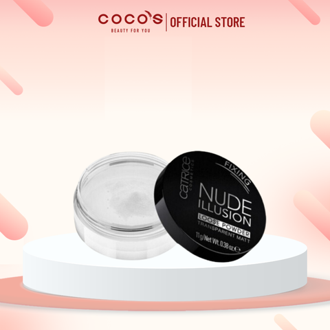 Phấn Phủ Bột Catrice Nude Illusion Loose Powder Transparent Matt Phấn Phủ Bột Kiềm Dầu 11g