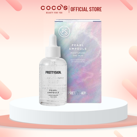 Tinh Chất Prettyskin Pearl Ampoule Dưỡng Trắng Da Ngọc Trai 50ml