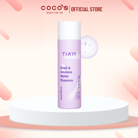 Tinh Chất Tia'm Snail & Azulene Water Essence Cấp Ẩm, Làm Dịu, Phục Hồi Da 180ml