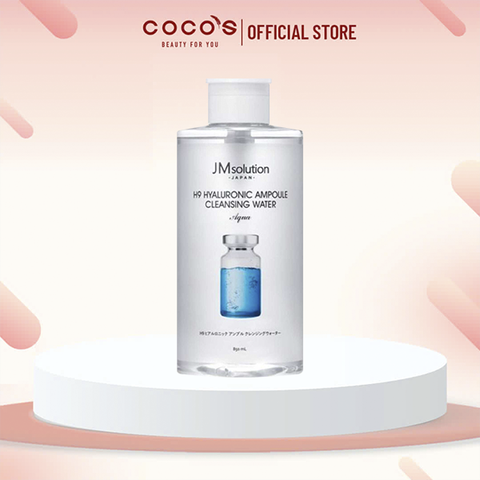 Nước Tẩy Trang JM Solution Hyaluronic Acid Ampoule Cleansing Water Nước Tẩy Trang Sạch Sâu Dịu Nhẹ Cấp Ẩm 500ml / 850ml