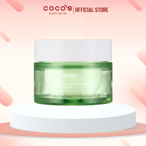 Kem Dưỡng Làm Dịu Da, Mờ Thâm Tenzero Cica Relief Water Cream 50g