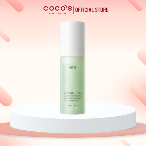 Toner Tạo Bọt Tenzero Bubble Toner, Nước Hoa Hồng Tạo Bọt Giảm Mụn 140ml