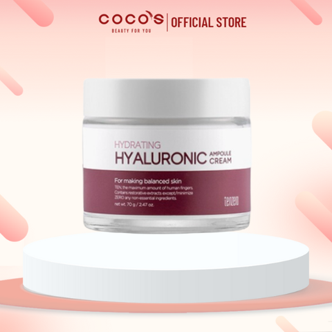 Kem Dưỡng Cấp Ẩm Tenzero Hydrating Hyaluronic Ampoule Cream 70g