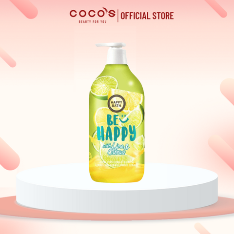 Sữa Tắm Happy Bath Be Happy with Lime & Citrus 900g