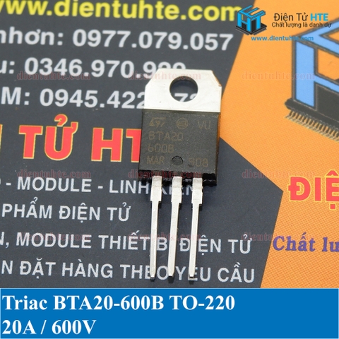 Triac BTA20-600B TO220