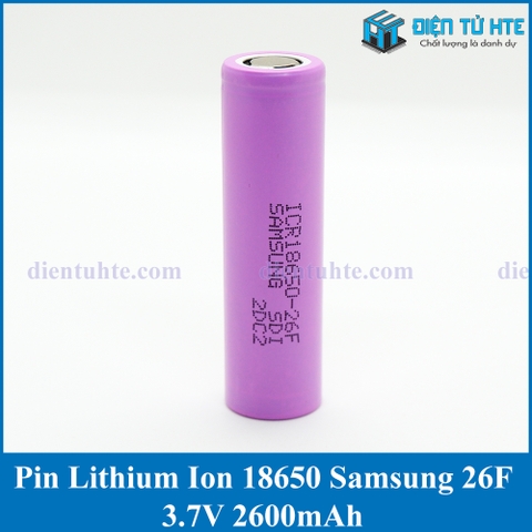 Pin Li-Ion 18650 Samsung INR18650 26F 2600mAh