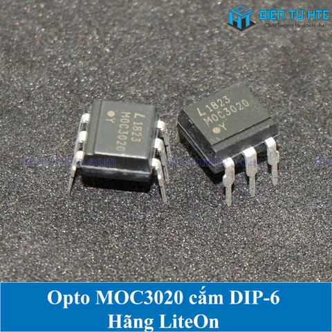 Opto MOC3020 cắm DIP-6 màu đen - chính hãng LiteOn